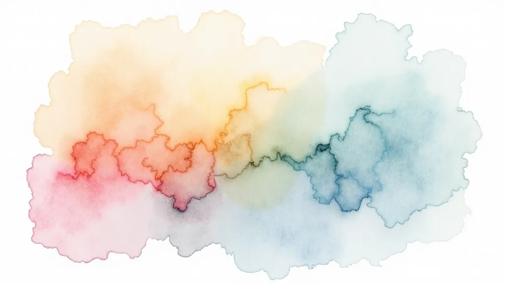 Completed watercolor painting showing layered washes and color transitions demonstrating glazing technique